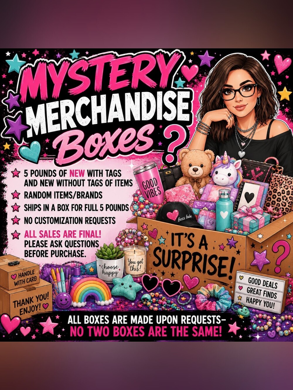 Mystery Merchandise Boxes - Surprise Pack
